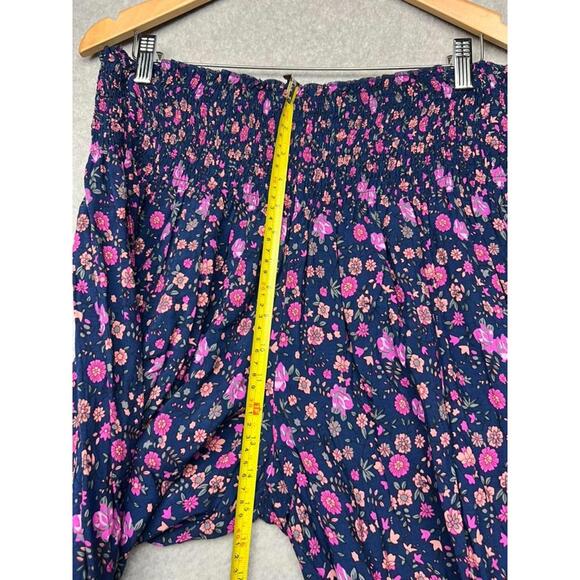 Natural Life Make A Move Wide-Leg Palazzo Pants Xl Floral Oversized Boho hippie - Picture 7 of 12